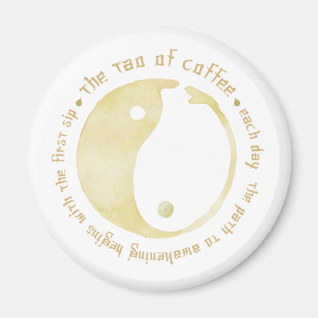 Tao aus Kaffeemagnet Magnet (Vorne)