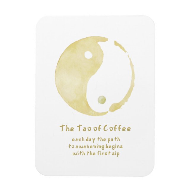 Tao aus Kaffeemagnet Magnet (Vertikal)
