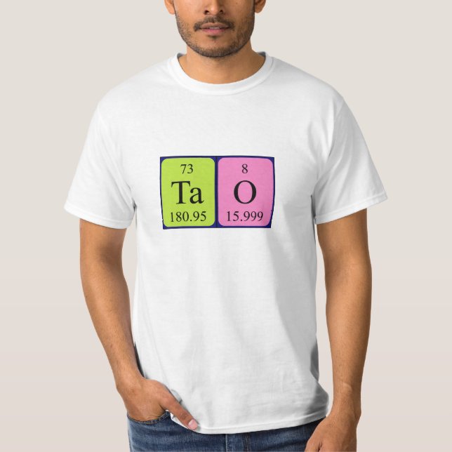 Tao Periodenname Shirt (Vorderseite)