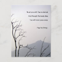 Tao Te Ching No.1/ Postcard