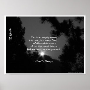 Tao Te Ching No.3/ Poster
