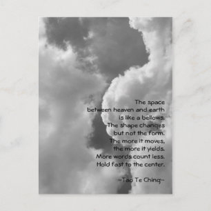 Tao Te Ching No.4/ Postcard Postkarte