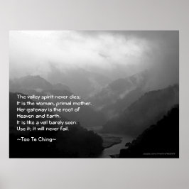 Tao Te Ching No.6/ Poster