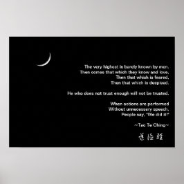Tao Te Ching No.8 Poster