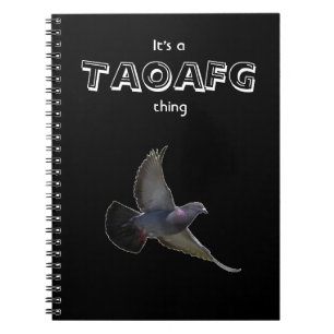 TAOAFG Tauben-Zeitschrift Notizblock
