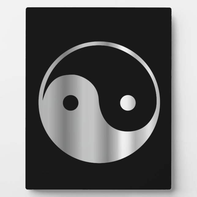 Taoismus- Daoismus- Ying und Yang-religiöse Ikone Fotoplatte (Vorderseite)