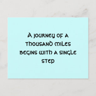 Taoismus Quote Loa-Tzu Postkarte