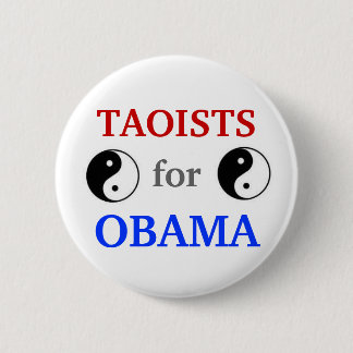 Taoists für Knopf Obama 2012 Button