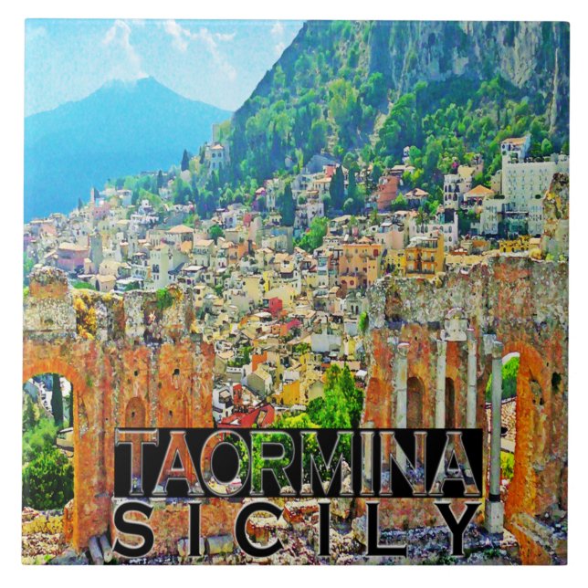 Taormina Fliese (Vorderseite)