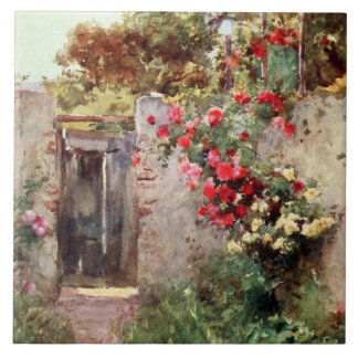 Taormina Italien Blume 1918 Fliese