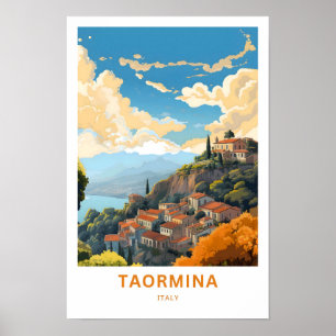 Taormina Italien Reisen Print Poster