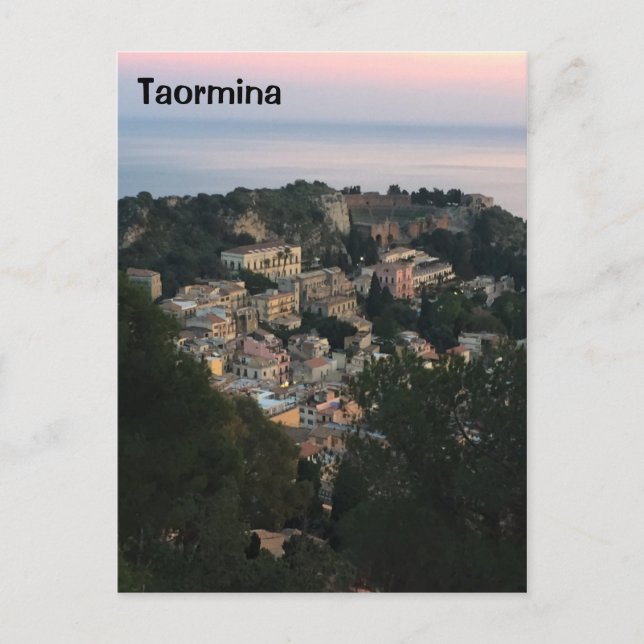 Taormina Postkarte (Vorderseite)