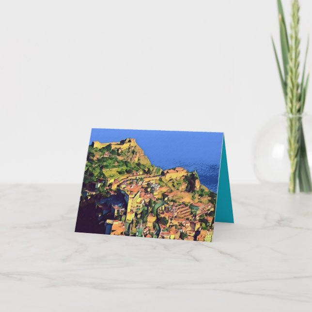 TAORMINA - Sizilien - Karte (Vorderseite)