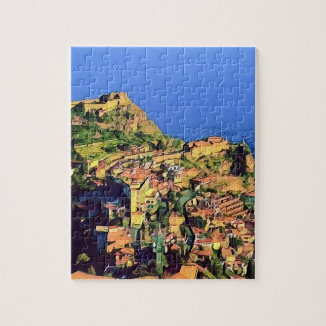 TAORMINA - Sizilien - Puzzle (Vertikal)