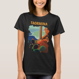 Taormina Sizilien Reise Retro Vintage T-Shirt