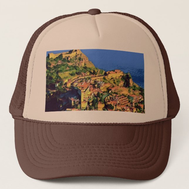 TAORMINA - Sizilien - Truckerkappe (Vorderseite)