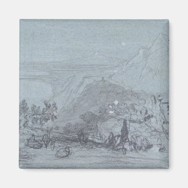 Taormina, von "Ansichten von Sizilien" (Kreide & G Magnet (Vorne)