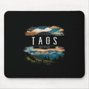 Taos Berge New Mexico Wandern Outdoor Vintage Mousepad