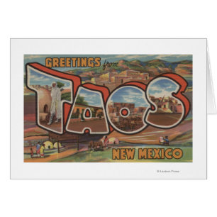 Taos, neuer MexicoLarge Buchstabe ScenesTaos,