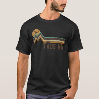 Taos New Mexico 70er 80er Retro Style Vintag Dista T-Shirt