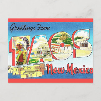 Taos New Mexico Gruß Postkarte