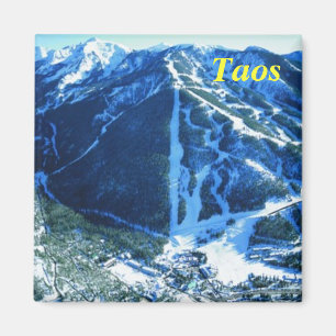 Taos new mexico ski magnet