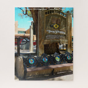 Taos New Mexico.Weihnachtsgrüße Puzzle