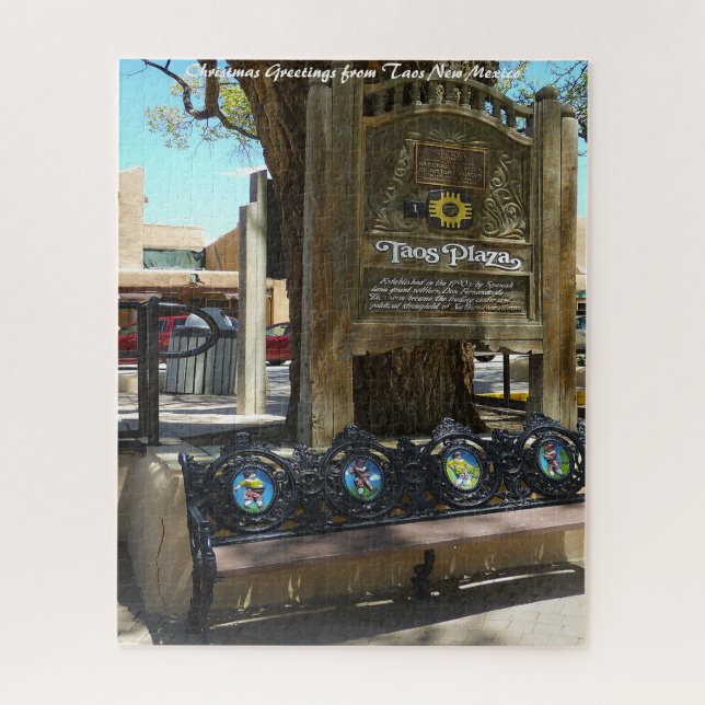 Taos New Mexico.Weihnachtsgrüße Puzzle (Vertikal)