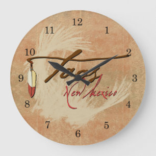 Taos, New Mexiko Große Wanduhr