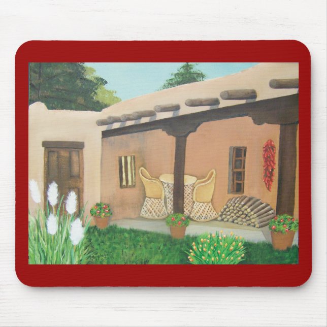Taos, New Mexiko-Patio Mousepad (Vorne)