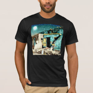 TAOS PUEBLO GEÄNDERTER FOTO-T - SHIRT