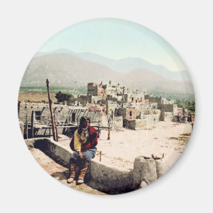 Taos Pueblo New Mexico Magnet
