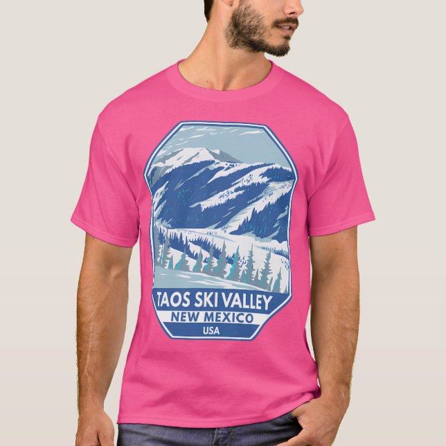 Taos Ski Valley New Mexico Wintersportort T-Shirt (Vorderseite)