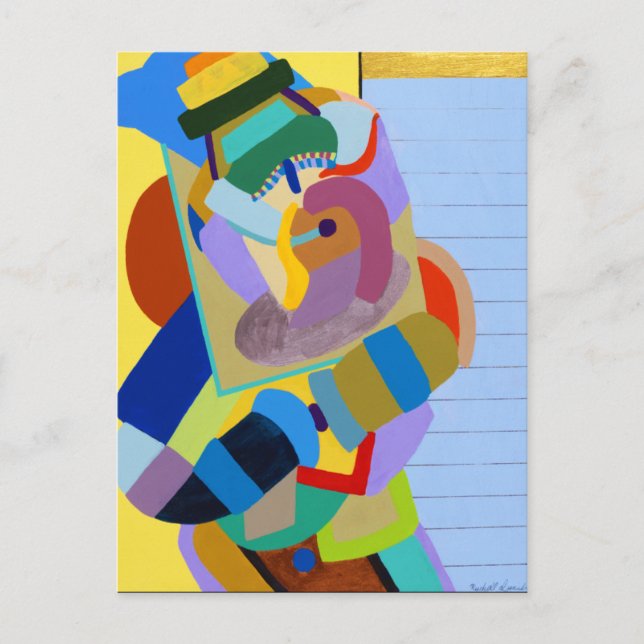 "Taos Tänzer" durch Ruchell Alexander Postkarte (Vorderseite)