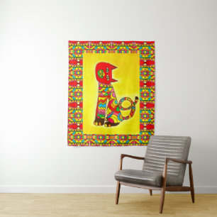 Tap 029 -Katze- Tapisserie Wandteppich