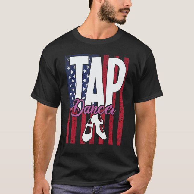 Tap Dance Dancing Tapper Dancer T-Shirt (Vorderseite)