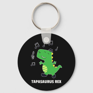 Tap Dance -tapasaurus Rex-Dinosaur-Recital-Geschen Schlüsselanhänger