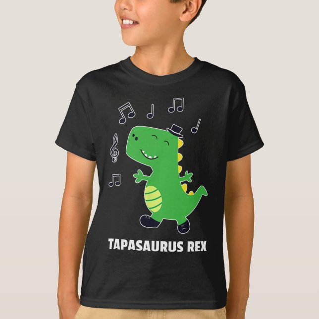 Tap Dance -tapasaurus Rex-Dinosaurier-Rezital Gesc T-Shirt (Vorderseite)