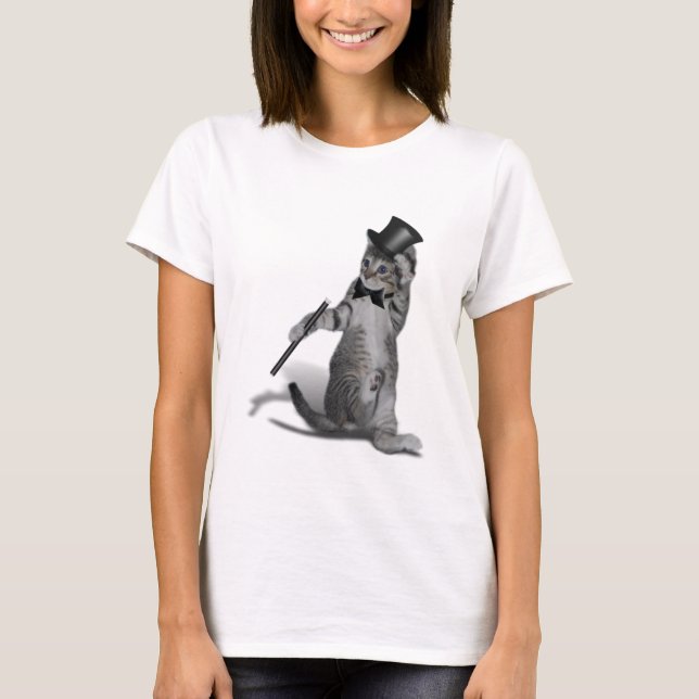 Tap Dancing Kitten T-Shirt (Vorderseite)