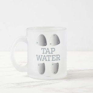 Tap Water Frosted Glass Coffee Mug Mattglastasse