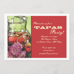 Tapas-Party Einladung