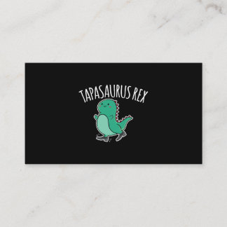 Tapasaurus Rex Stich Dance Dinosaur Dino Visitenkarte