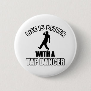 Tapdance Entwürfe Button