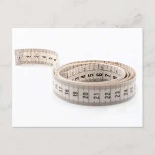 Tape measure postkarte