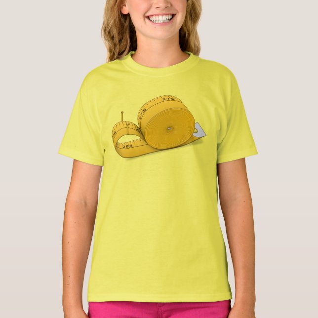 Tape Measure Snail T-Shirt (Vorderseite)