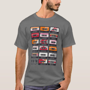 Tape Mixtape Retro Cassette 1980 Musik Niemals sch T-Shirt