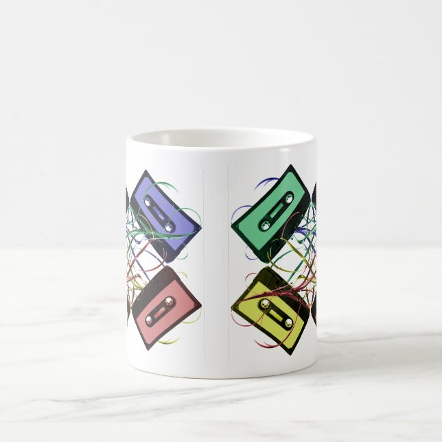 Tape Pattern-Tasse Kaffeetasse (Mittel)