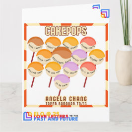 Taper:CakePops Hallo von ELO2025 Karte