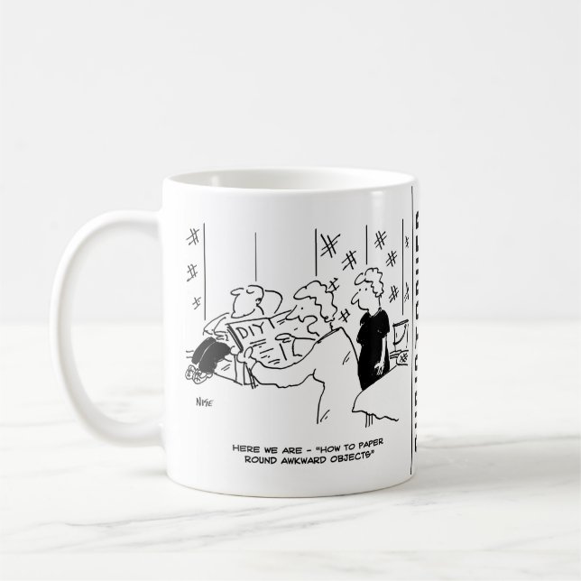 Tapering und Zuhause Decoration Cartoon Kaffeetasse (Links)