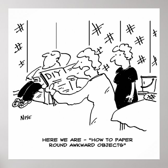 Tapering und Zuhause Decoration Cartoon Poster (Vorne)